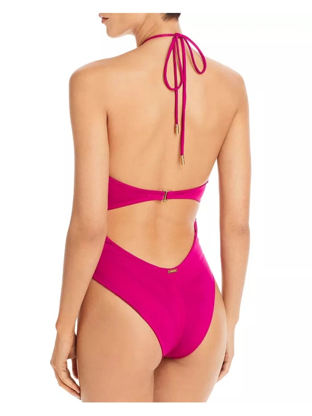 NWT Cult Gaia Aster One Piece Swimsuit Bloom Pink New Fuschia Bikini Flower - Picture 2 of 5